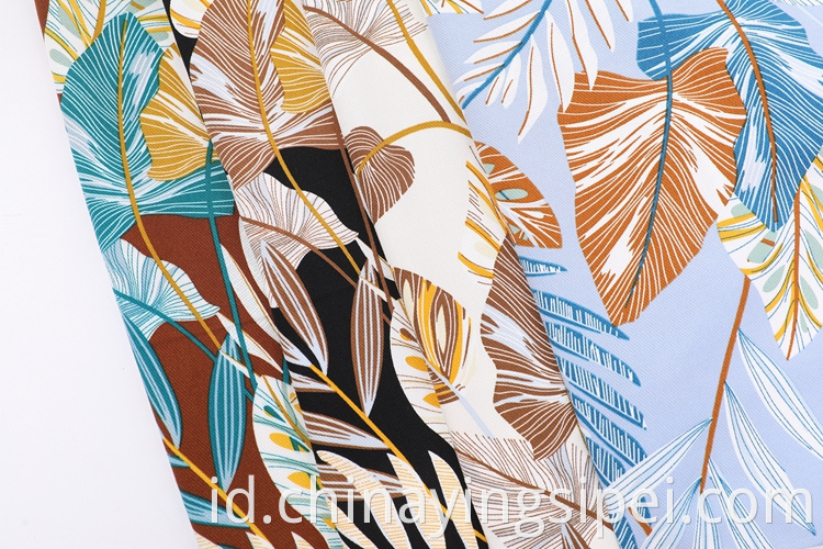 TET TERTOLAH ECO FRIENTER CUSTOM Fabric Printing Printed Twill Fabric for Dress